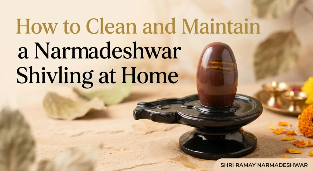 How to Clean and Maintain a Narmadeshwar Shivling at Home