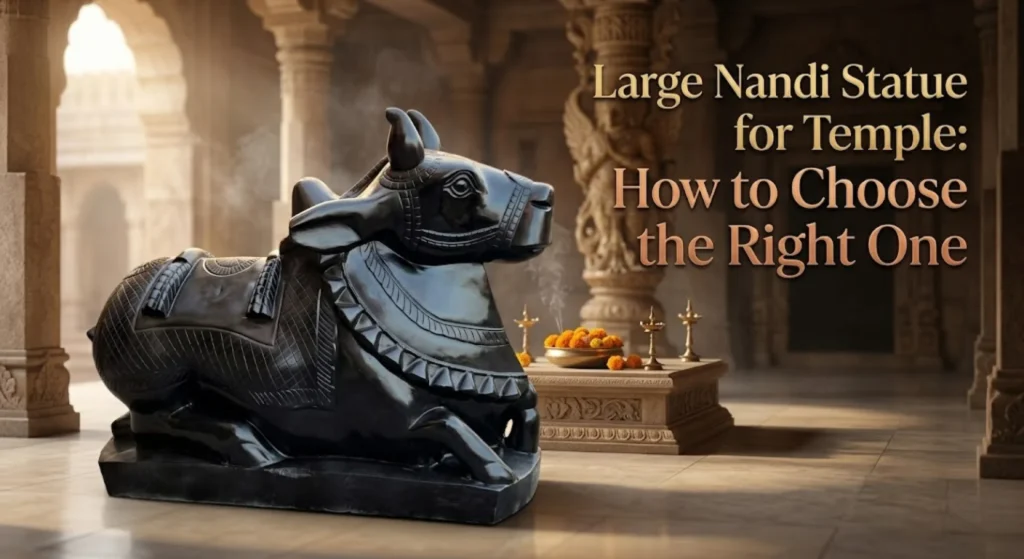 Large Nandi Statue for Temple: How to Choose the Right One