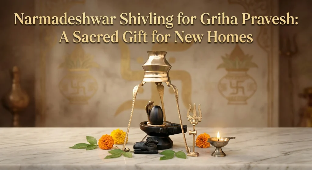 Narmadeshwar Shivling for Griha Pravesh: A Sacred Gift for New Homes
