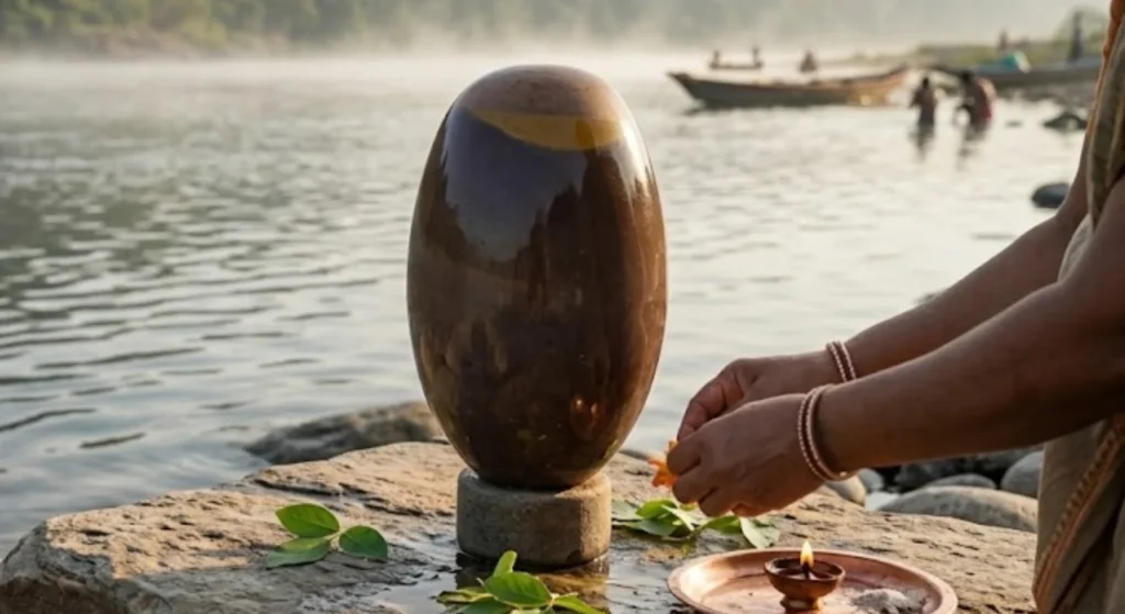 Natural Formation of Shivling