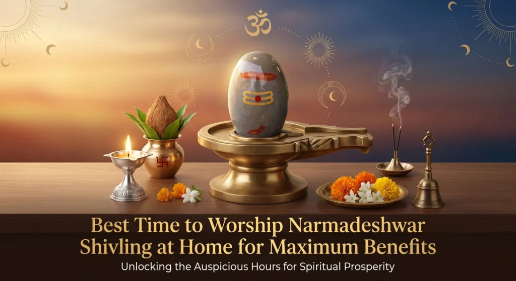 Best Time to Worship Narmadeshwar Shivling at Home for Maximum Benefits