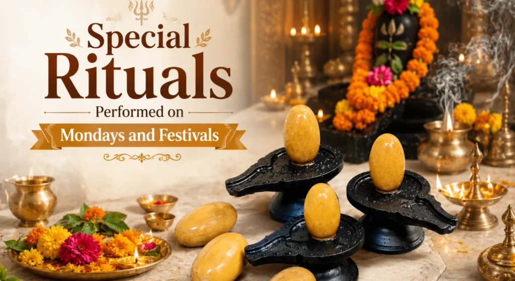 Special Rituals Performed on Mondays and Festivals