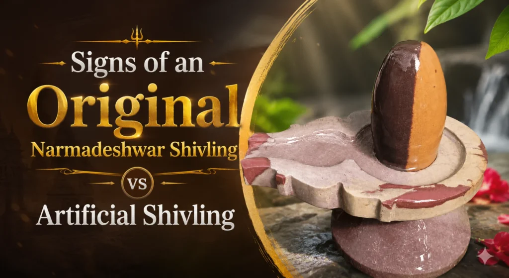Signs of an Original Narmadeshwar Shivling vs Artificial Shivling