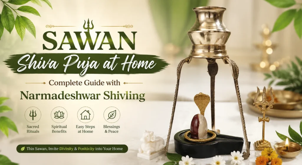 Sawan Shiva Puja at Home: Complete Guide with Narmadeshwar Shivling